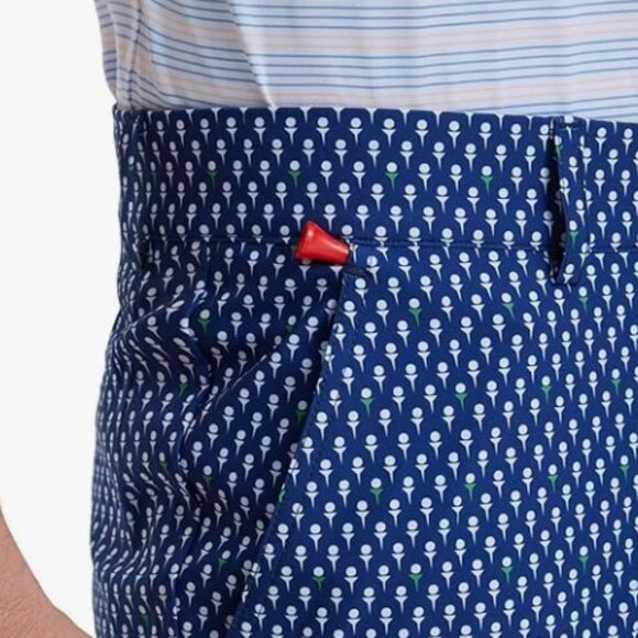 Golf Shorts Men Print Quick Dry Stretch Lightweight Water-Resistant Flex Flat - Picture 5 of 11
